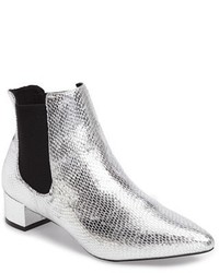 silver boots topshop