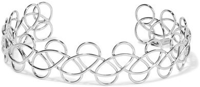 Acne Studios Fabi Silver Plated Choker, $230 | NET-A-PORTER.COM