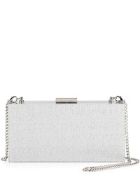 French Connection Baxter Rectangle Clutch Bag Silver