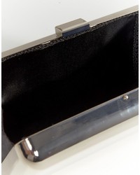 Asos Metallic Box Clutch Bag