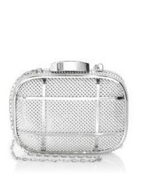 Whiting & Davis W And D Gunmetal Cage Minaudiere