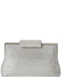 Whiting & Davis Bubble Mesh And Crystal Clutch