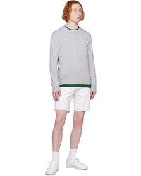 Lacoste Gray Patch Sweater