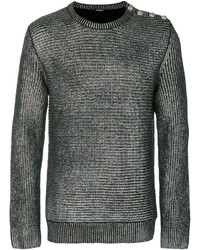 Balmain Metallic Ribbed Sweater