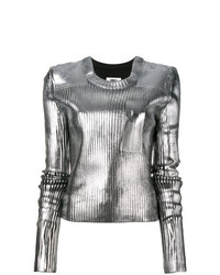 MM6 MAISON MARGIELA Metallic Ribbed Sweater