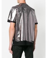Just Cavalli Metallic Foil T Shirt