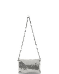 Kara Silver Chain Mail Crossbody Bag