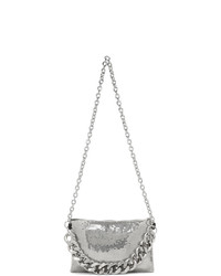 Kara Silver Chain Mail Crossbody Bag