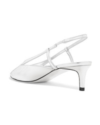 Givenchy Mirrored Leather Slingback Pumps