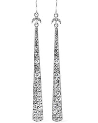 Sylva & Cie 18 Karat White Gold Diamond Earrings