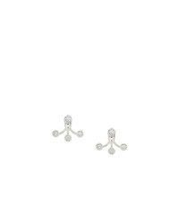 Yeprem 18kt Gold And Diamond Row Earrings