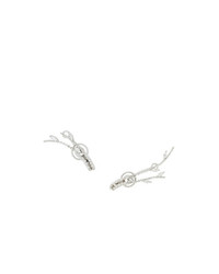 Yeprem 18kt Gold Tree Branch Diamond Earrings