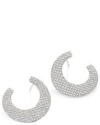 Adriana Orsini Armour Crystal Pave Hoop Earrings06
