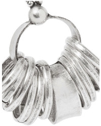 Dannijo Castor Oxidized Silver Plated Earrings One Size