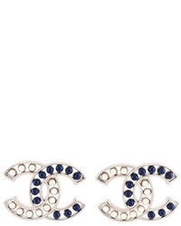 Chanel Vintage Cc Bubble Earrings