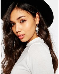Asos Collection Filigree Square Drop Earrings