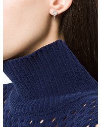 E.m. Crystal Pearl Stud Earring