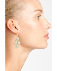Nadri Cubic Zirconia Chandelier Earrings