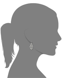 Cultured Freshwater Pearl Chandelier Earrings In Sterling Silver