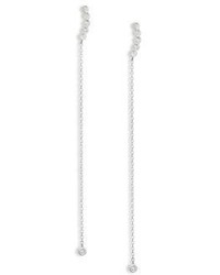 Jennifer Zeuner Jewelry Diamond Chain Convertible Drop Earrings