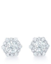 Kwiat Diamond Halo Stud Earrings