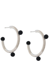 Marni Dot Embellished Hoop Earrings