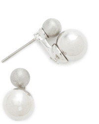 Rebecca Minkoff Double Sphere Stud Earrings