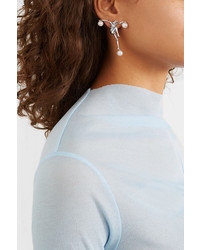 Paola Vilas Gilot Silver Pearl Earrings