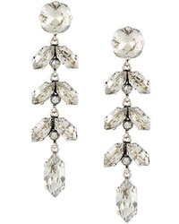 Isabel Marant Transparent Stone Drop Earrings