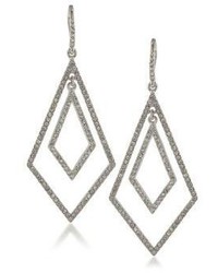 ABS by Allen Schwartz Jewelry Prom Queen Double Geometric Pave Earrings