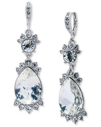 Givenchy Large Crystal Drop Earrings
