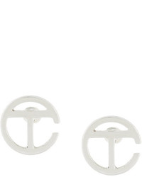 Telfar Logo Stud Earrings