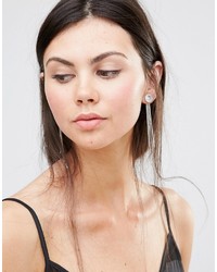 NY:LON Nylon Multi Drop Stud Earrings