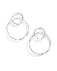 Bony Levy Prism Double Circle Diamond Earrings