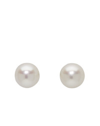Pearls Before Swine Silver Akoya Pearl Earrings