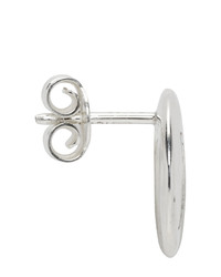 Gucci Silver Blind For Love Stud Earrings