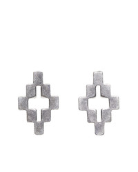 Marcelo Burlon County of Milan Silver Cross Stud Earrings