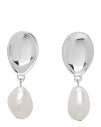 Sophie Buhai Silver Everyday Pearl Drop Earrings
