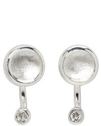 Pamela Love Silver Gravitation Earrings
