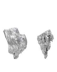 Ingy Stockholm Silver Object No 106 Asymmetric Earrings