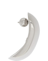 Marni Silver Oversized Curve Earrings