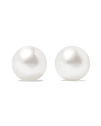 Meadowlark Silver Pearl Earrings