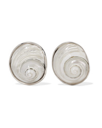 Sophie Buhai Silver Shell Earrings