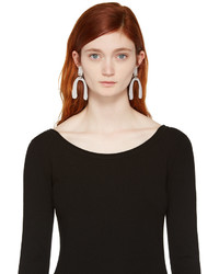 Proenza Schouler Silver Small Hammered Earrings