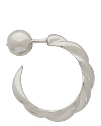 Sophie Buhai Silver Small Rope Hoop Earrings