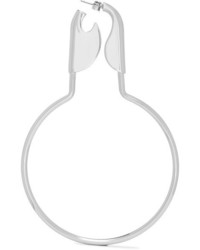 Balenciaga Silver Tone Earrings