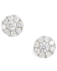 Bony Levy Simple Obsessions Pave Diamond Stud Earrings
