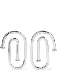 Jennifer Fisher Small Pipe Silver Plated Earrings