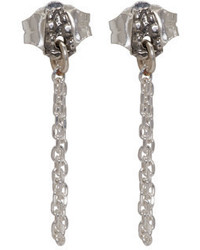 Pearls Before Swine Ssense Silver Chain Liminal Earrings