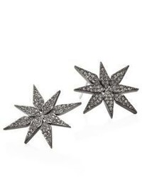 Adriana Orsini Stella Pave Crystal Starburst Stud Earrings